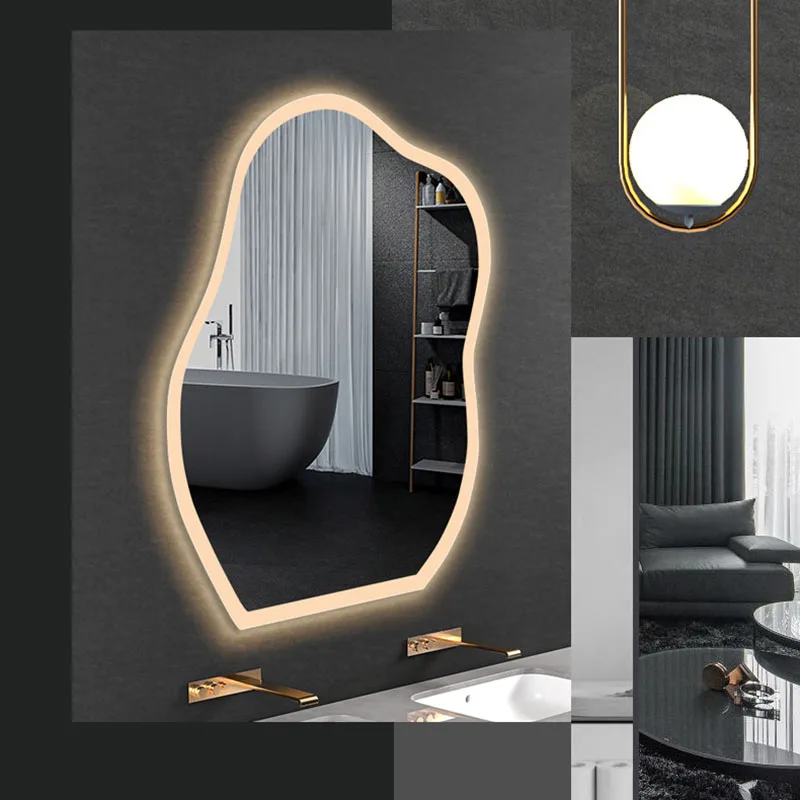 Miroir LED Intelligent Nuage – Lumière Réglable & Déco Moderne